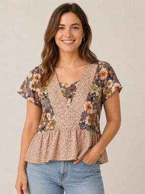 Anthropologie En Elle top